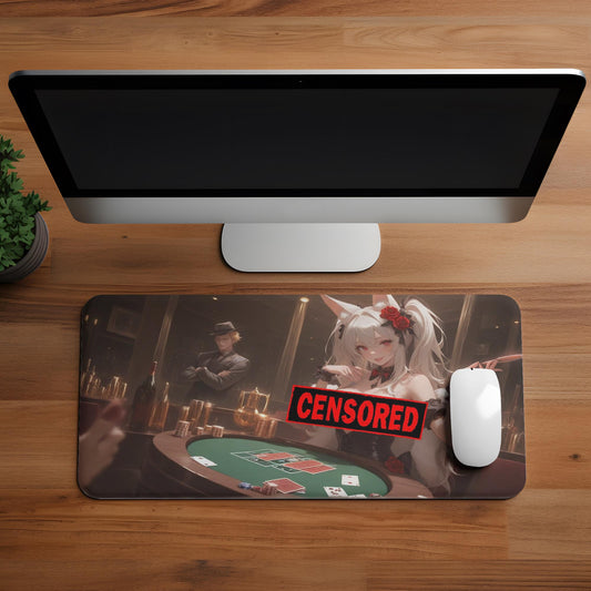 Ecchi Anime Girl, NSFW, Schreibtischunterlage, XXL Mousepad 80 cm x 39,5 cm (16* x 32*)