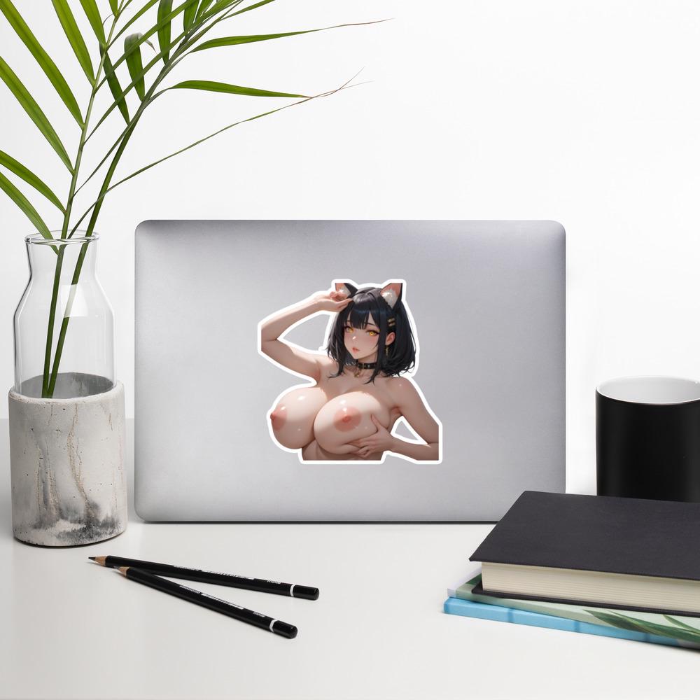 Hentai Aufkleber - NSFW Ecchi Anime Girl, Lewd Waifu Vinyl Aufkleber