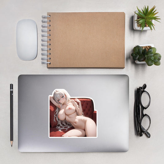 Hentai Aufkleber - NSFW Ecchi Anime Girl, Lewd Waifu Vinyl Aufkleber