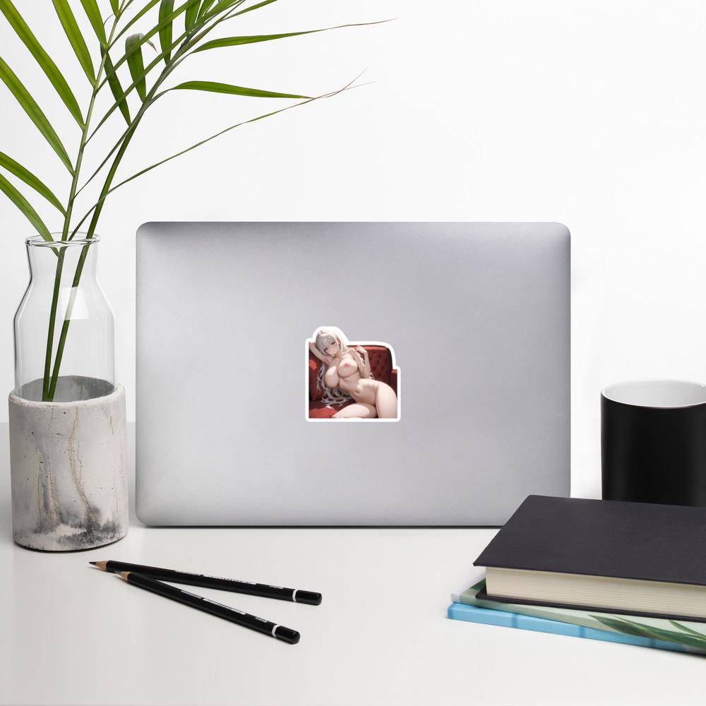 Hentai Aufkleber - NSFW Ecchi Anime Girl, Lewd Waifu Vinyl Aufkleber