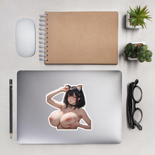 Hentai Aufkleber - NSFW Ecchi Anime Girl, Lewd Waifu Vinyl Aufkleber