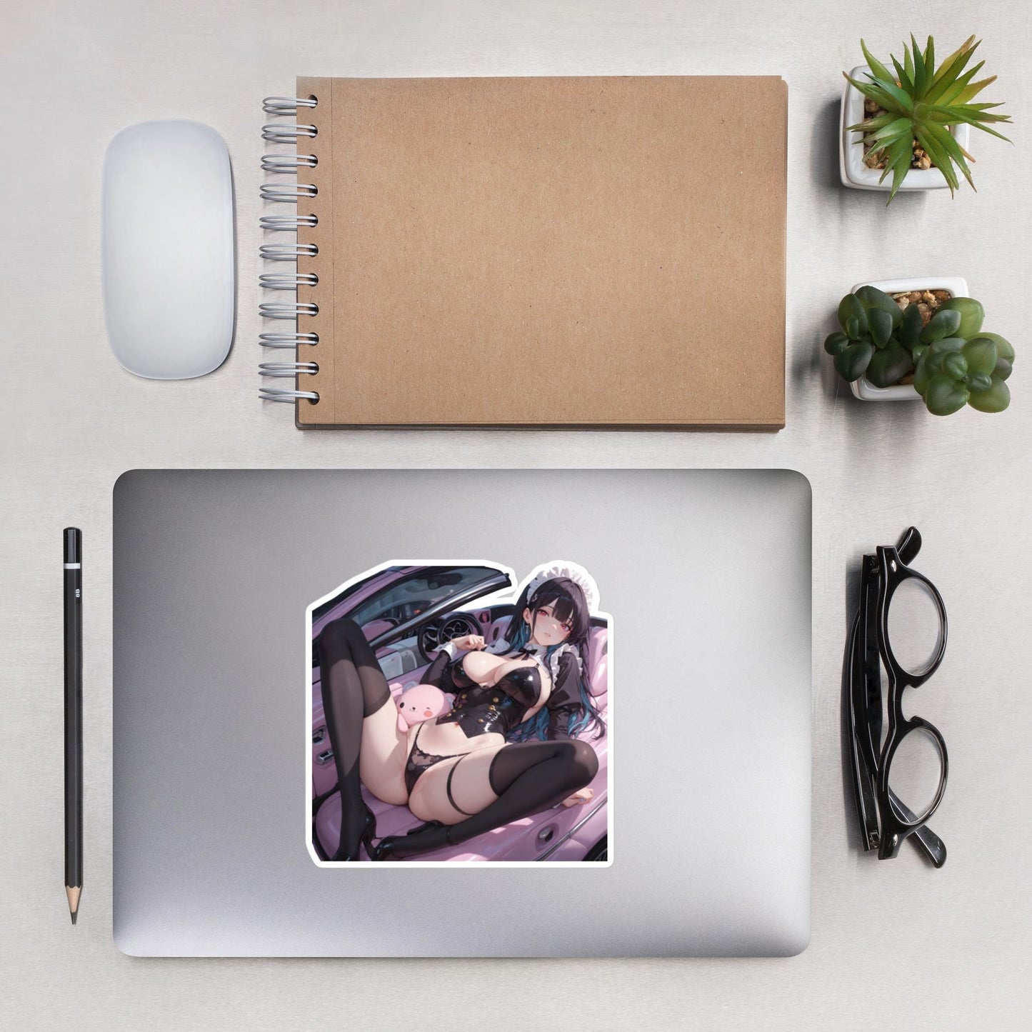 Hentai Aufkleber - NSFW Ecchi Anime Girl, Lewd Waifu Vinyl Aufkleber