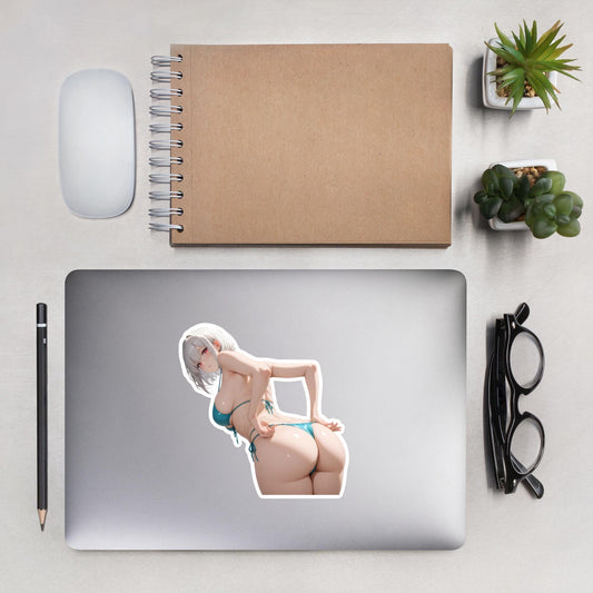 Hentai Aufkleber - NSFW Ecchi Anime Girl, Lewd Waifu Vinyl Aufkleber